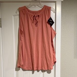 Ava & Viv Women's Coral Tank Top